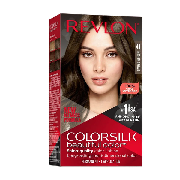 Revlon Color Silk Beautiful Hair Color 41 Medium Brown