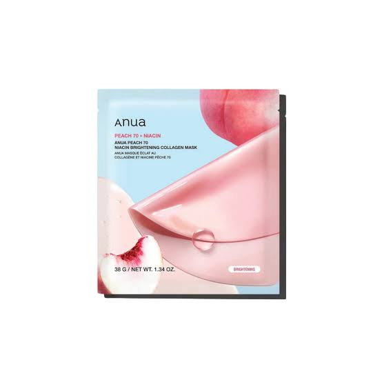 Peach 70 Niacin Brightening Collagen Mask