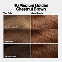 Revlon Color Silk Beautiful Hair Color 46 Medium Golden Chestnut Brown