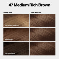 Revlon Color Silk Beautiful Hair Color 47 Medium Rich Brown