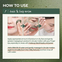 Numbuzin no.3 Skin Softening Mask-cleansing balm Green Tee Extract+Charcoal