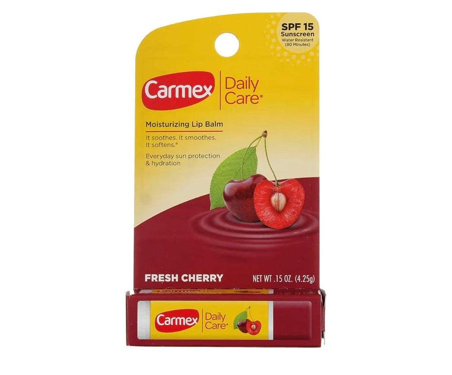Carmex Fresh Cherry Lip Balm Stick - SPF 15