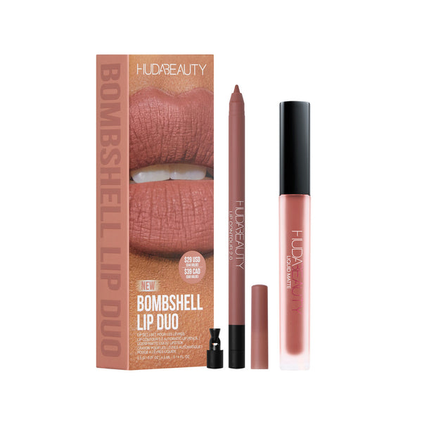 HUDA BEAUTY Bombshell Lip Duo