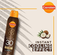 Carroten Coconut Dreams Sun Care
SPF30 Dry Oil Spray 150ml