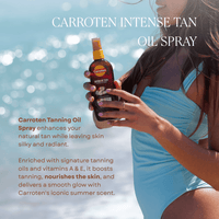  carroten intense tan tanning oil spray