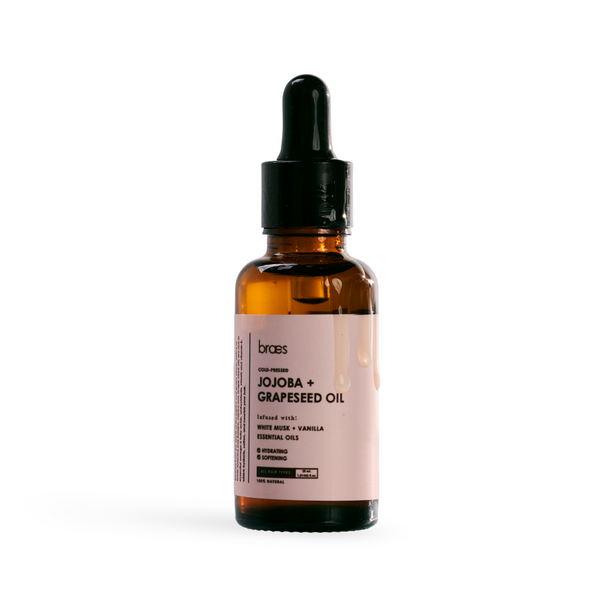 Braes Cold Pressed Jojoba & Grapeseed Oil