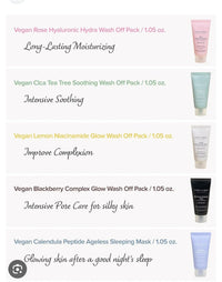 Mary & May Vegan Wash-Off Mask Mini Gift Set – 30g x 5