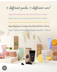 Mary & May Vegan Wash-Off Mask Mini Gift Set – 30g x 5