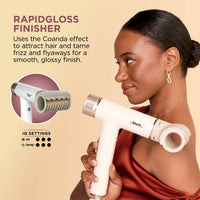 Shark SpeedStyle RapidGloss Finisher & High-Velocity Hair Dryer (5 Attachments)