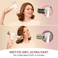 Shark SpeedStyle RapidGloss Finisher & High-Velocity Hair Dryer (5 Attachments)