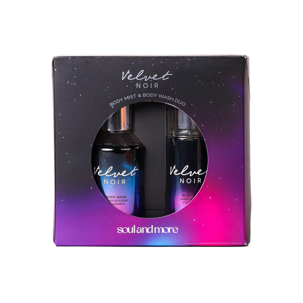SOUL AND MORE Velvet Noir Set of 2