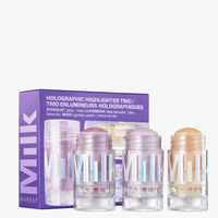 MILK Galactic Glow Set holographic highlighter trio