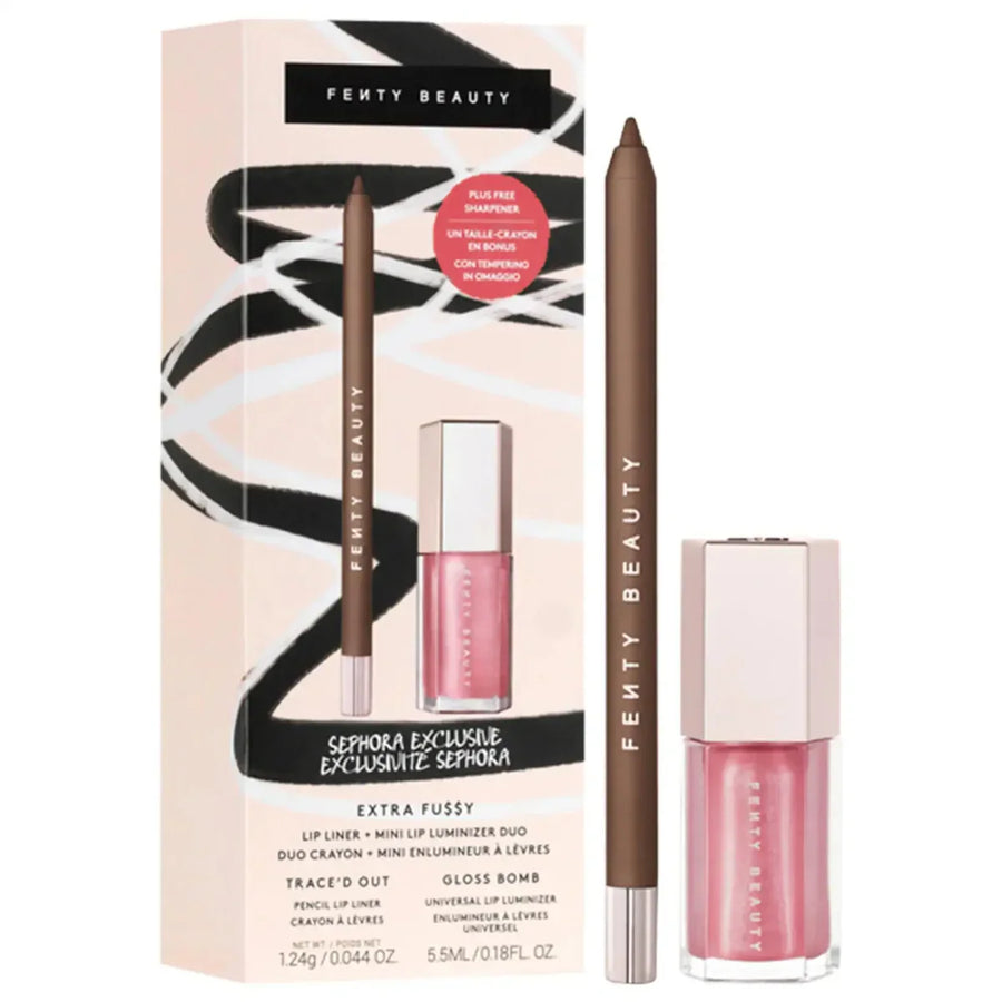 Fenty Beauty by Rihanna Extra Fu$$y Lip Liner & Mini Lip Luminizer Duo Set