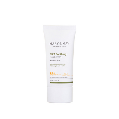 Mary&May Vegan CICA Soothing Sun Cream SPF50+ PA++++