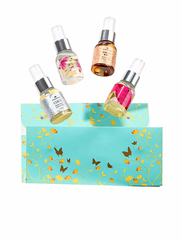 Soul & More Mini Splashes Set of 4 – Pocket-Sized Body Mist Collection